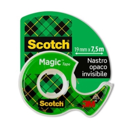 NASTRO 3M MAGIC 19X7.5MT 12PZ CON CHIOCCIOLA SCRIVIBILE