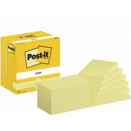 POST-IT 3M 655 12PZ 76X127 GIALLO CONF.SINGOLA