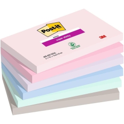 POST-IT 3M 655 6PZ 76X127 SOULFUL SUPERSTICKY