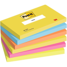 POST-IT 3M 655 6PZ 76X127 ENERGY COL.ASS.