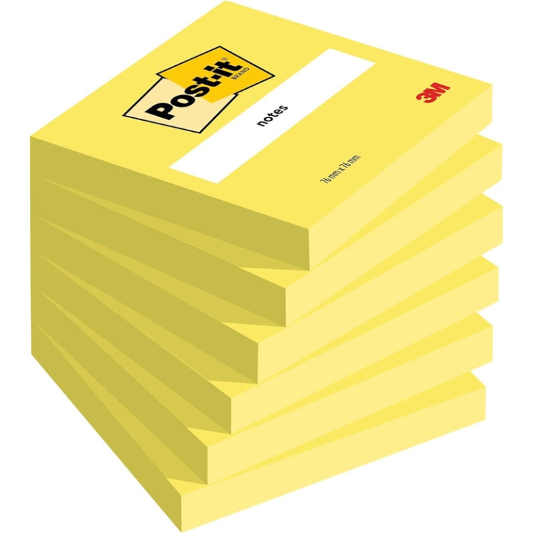 POST-IT 3M 654 76X76 GIALLO 6PZ