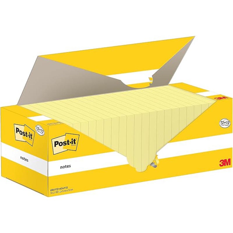POST-IT 3M 654 12PZ 76X76 GIALLO 5