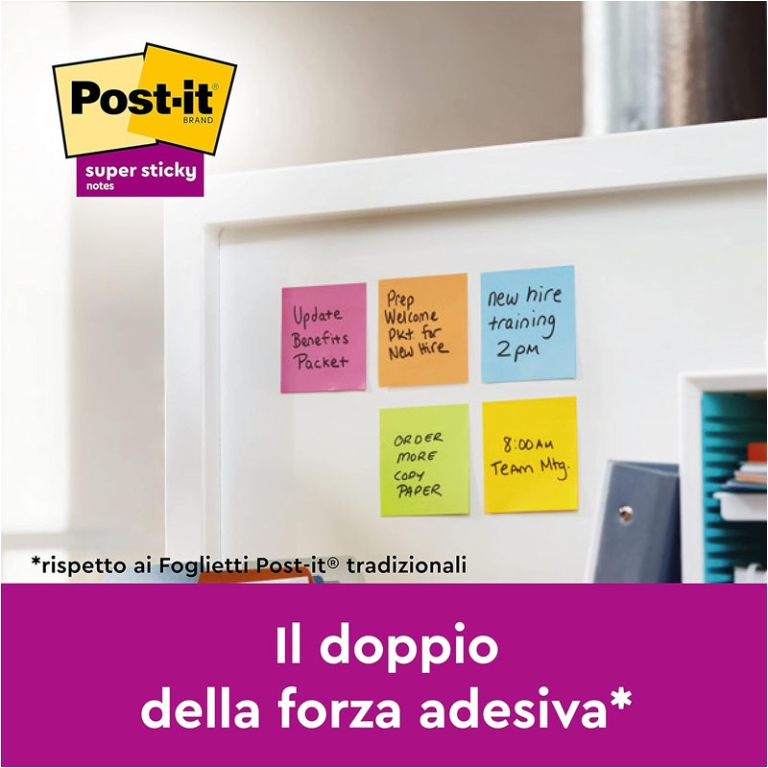 POST-IT 3M 654 6PZ 76X76 COSMIC SUPER STICKY 2
