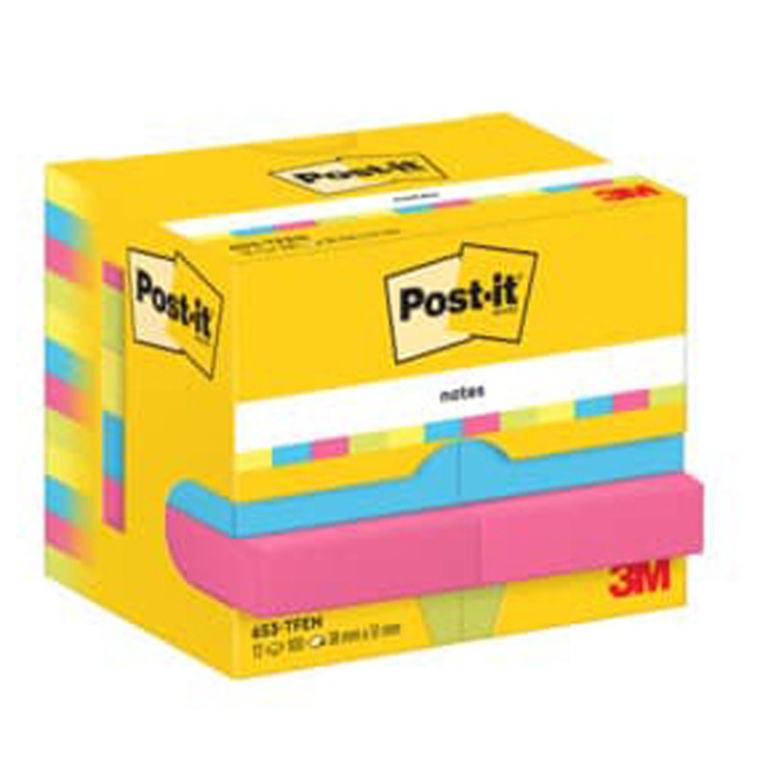 POST-IT 3M 653 12PZ 38X51 ENERGY COL.ASS. 2