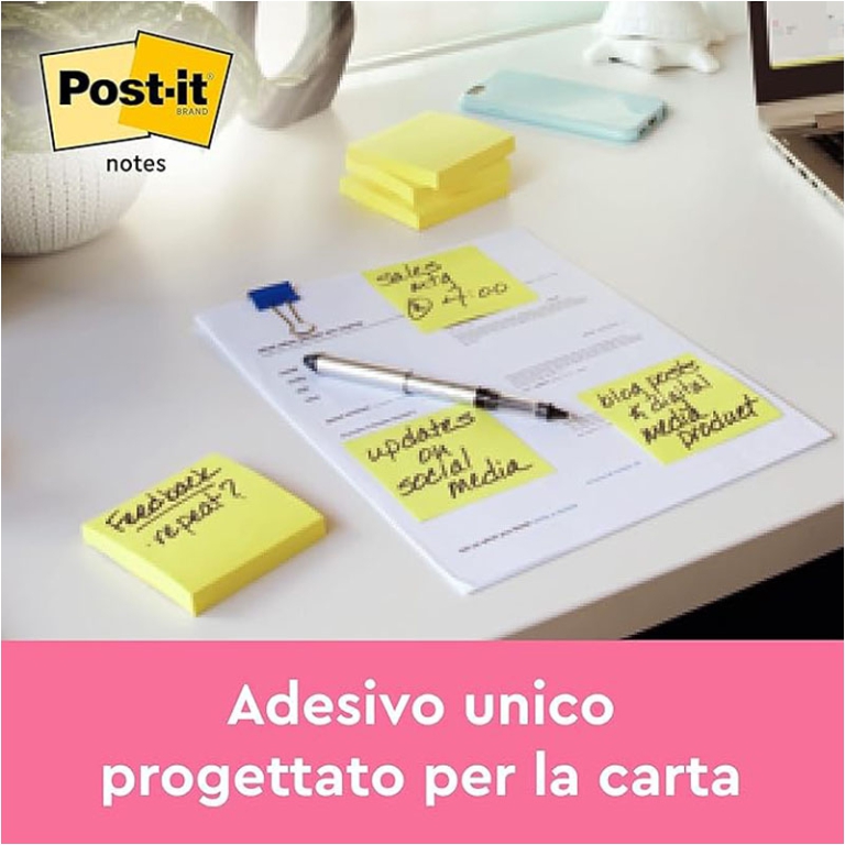 POST-IT 3M 653 38X51 12PZ GIALLO 3