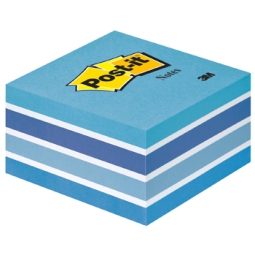 POST-IT 3M CUBO 76X76 450FG 2028B BLU ACQUA 654