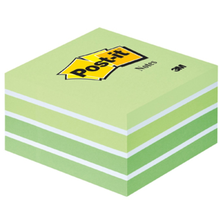 POST-IT 3M CUBO 76X76 450FG 2028G VERDE ACQUA 654