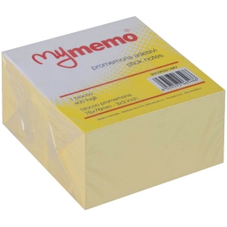 POST-IT CUBO 76X76 400FG GIALLO MEMOTIP 654