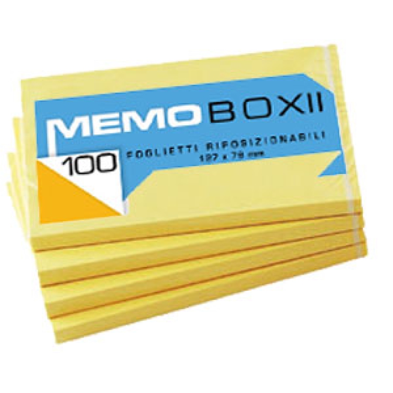 POST-IT 655 76X127 12PZ  GIALLI BOXII