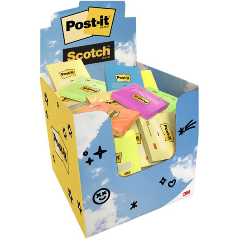 EXPO 3M POST IT 76X76 COLORATY 60PZ