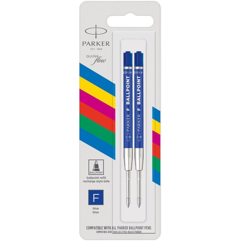 REFILL SFERA 12PZ BLU FINE FUSTO PLASTICA PARKER