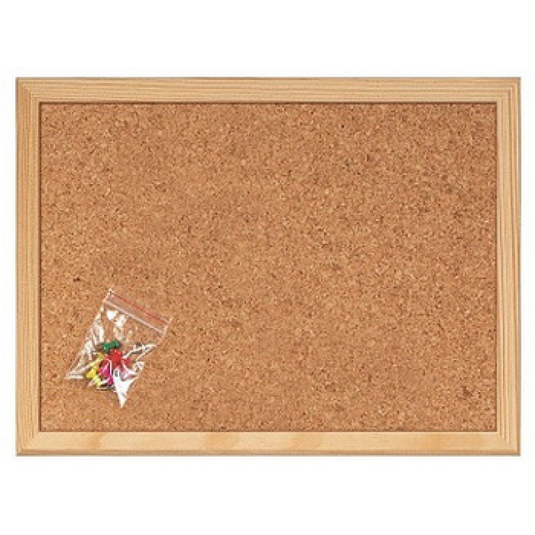 PANNELLO SUGHERO 30X40CM CORNICE LEGNO