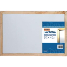 LAVAGNA MAGNETICA 30X45CM CORNICE LEGNO