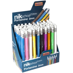 PORTAMINE 2MM 60PZ NIK   COLORI ASSORTITI