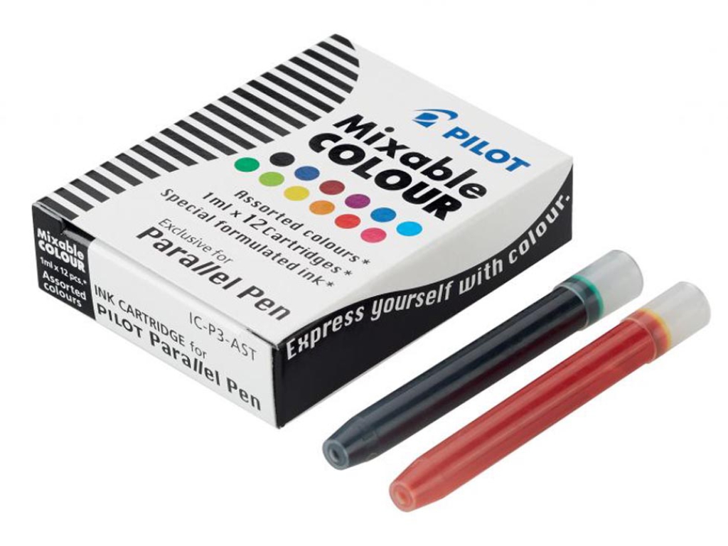 CARTUCCE X PARALLEL PEN PILOT 12PZ MULTICOLORE: vendita ingrosso con  consegna veloce