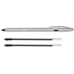 BIC CRISTAL RE NEW NERO   1 SFERA+2 REFILL