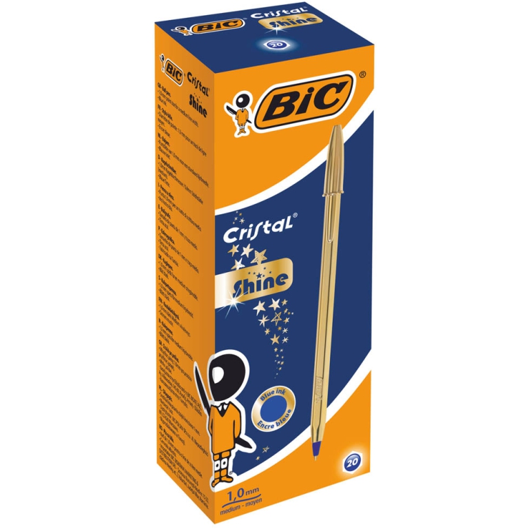 SFERA CRISTAL ORO 20PZ   COL.BLU BIC 2