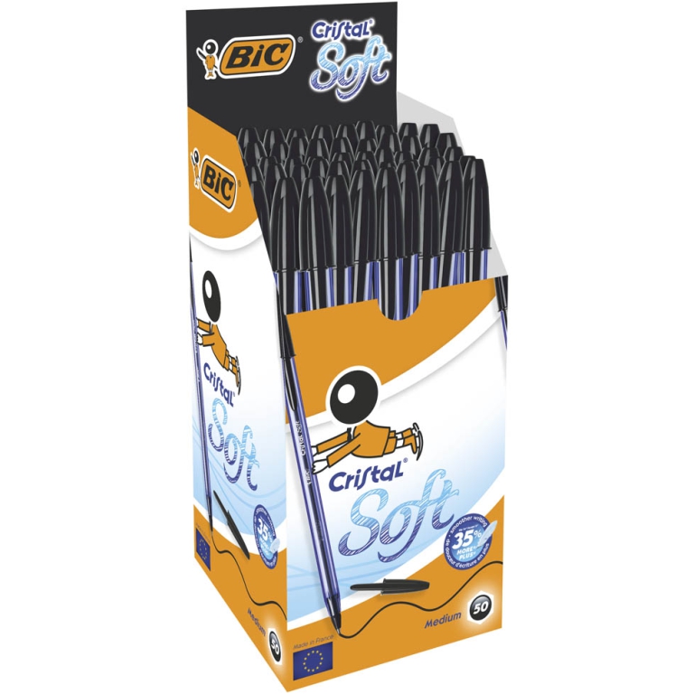 SFERA CRISTAL SOFT NERO  50PZ BIC 2