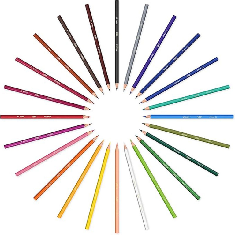 PASTELLI 24 COLORI FUSTO IN RESINA BIC EVOLUTION 2