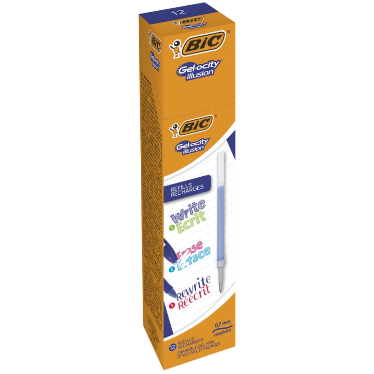 REFILL BIC GELOCITY 12PZ BLU CANCELLABILE 2