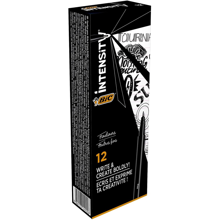 FINELINER INTENSITY 0,7MM NERO 12PZ BIC 3