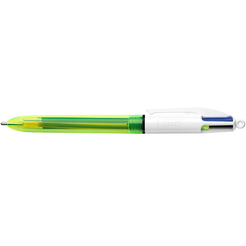 SFERA BIC 4 COLORI 12PZ FLUO NERO/BLU/ROS/GIALLO: vendita ingrosso con  consegna veloce