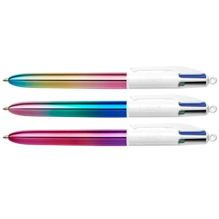 SFERA BIC 4 COLORI 12PZ  GRADIENT B/N/R/V 5