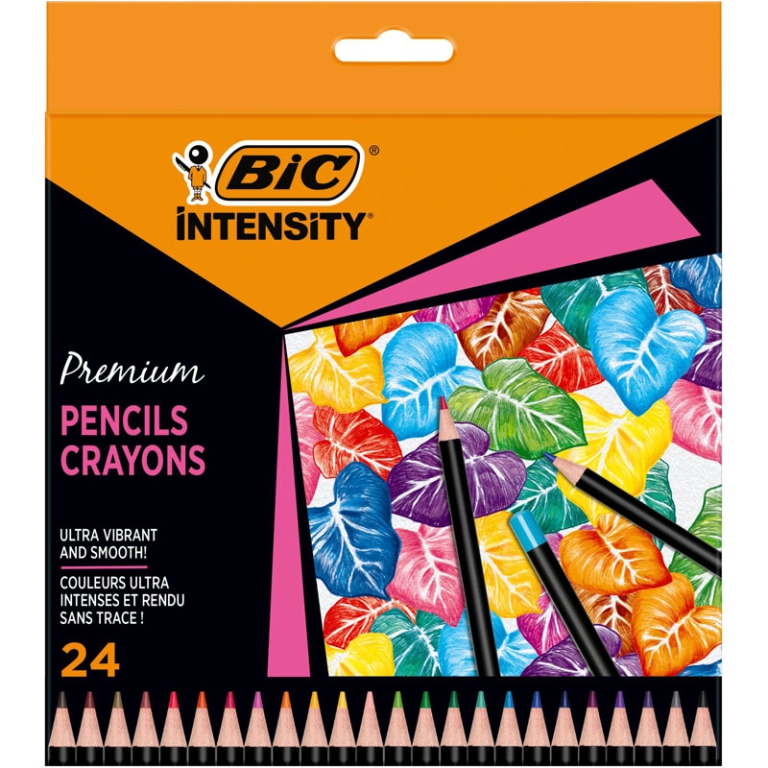 PASTELLI BIC INTENSITY 24COLORI