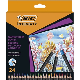 PASTELLI BIC INTENSITY 24COLORI ACQUARELLABILI