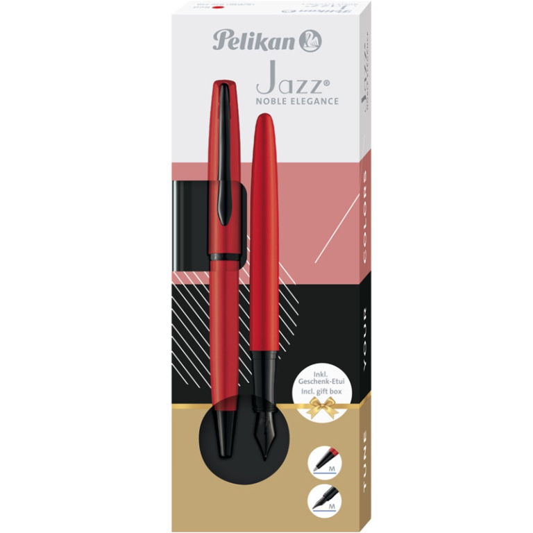 SET SFERA STILOGRAFICA JAZZ     NOBLE ELEGANCE ROSSO 2