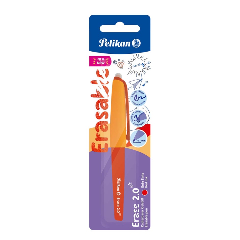 SFERA CANCELLABILE 12PZ  ROSSO PELIKAN ERASE 2.0