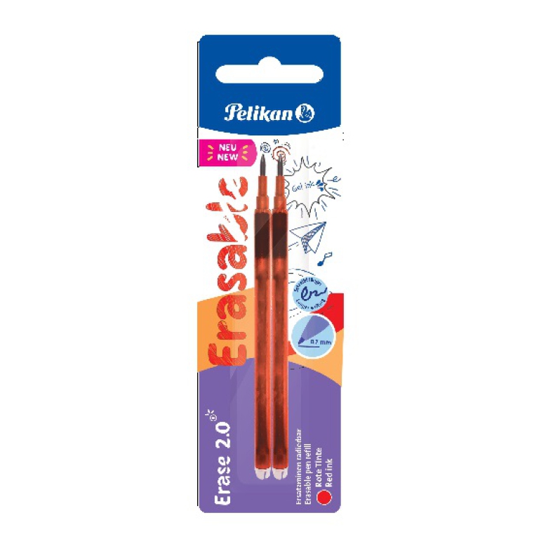 REFILL CANCELLABILE 24PZ ROSSO PELIKAN ERASE 2.0