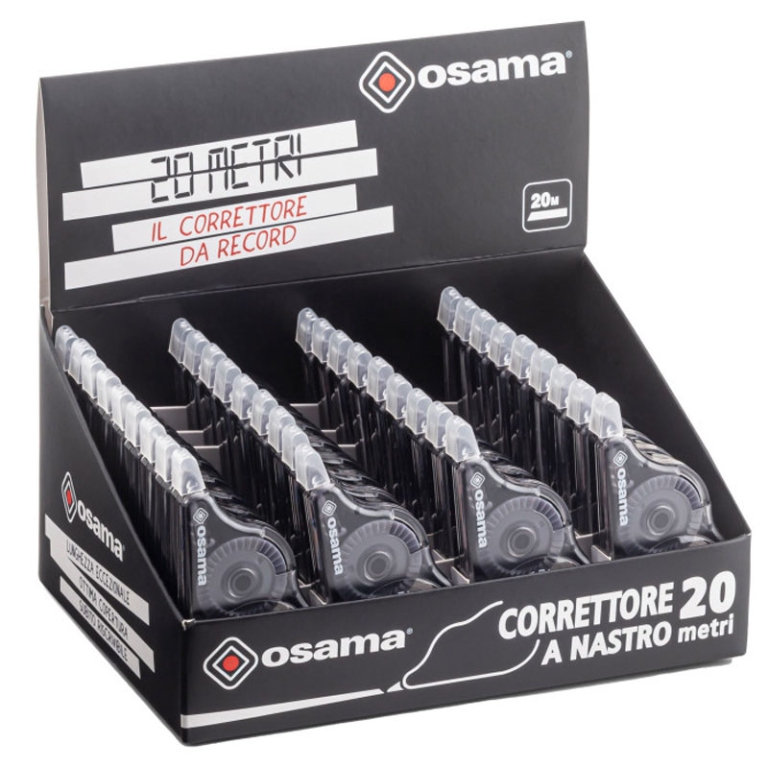 CORRETTORE A NASTRO 36PZ 5MMX20MT OSAMA