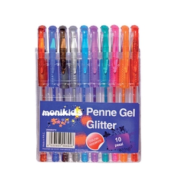 ROLLER GEL GLITTER 10 COLORI