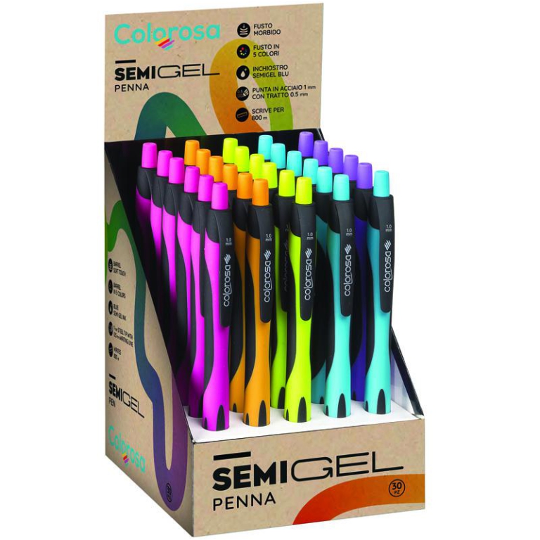 SFERA SEMIGEL COLOROSA 30PZ COLOR EXPO