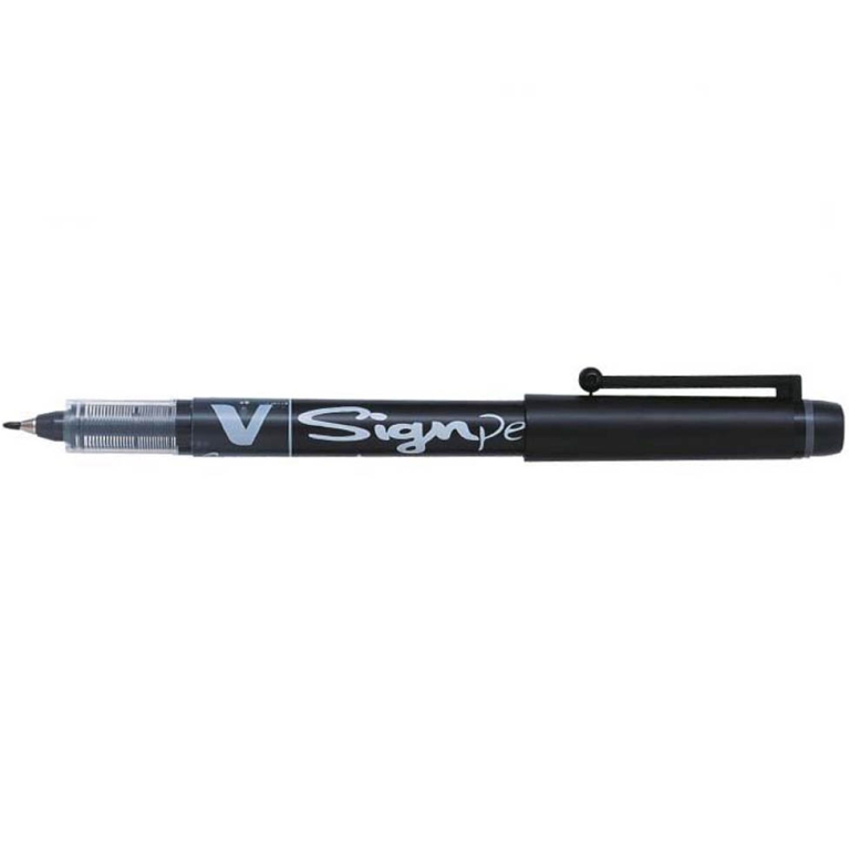 V-SIGN PEN 12PZ NERO     PENNARELLO PILOT