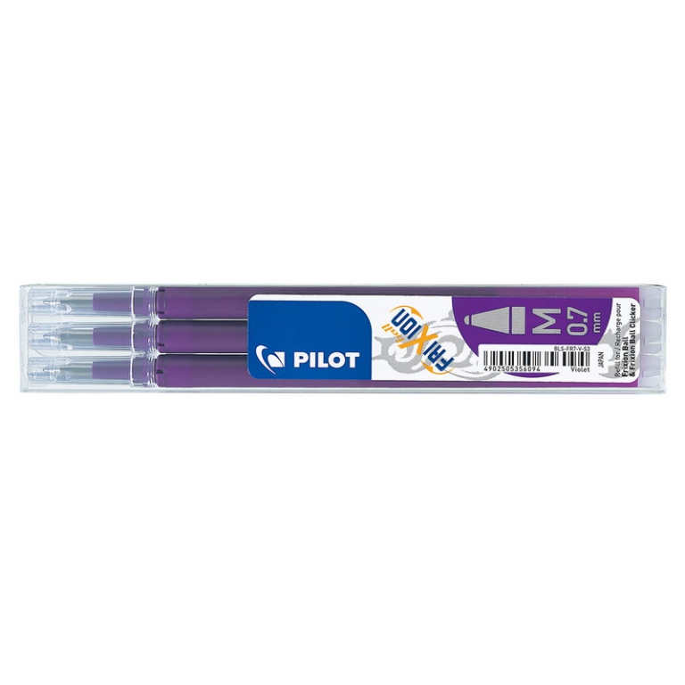 REFILL FRIXION 3PZ 12BL VIOLA CANCELLABILE PILOT