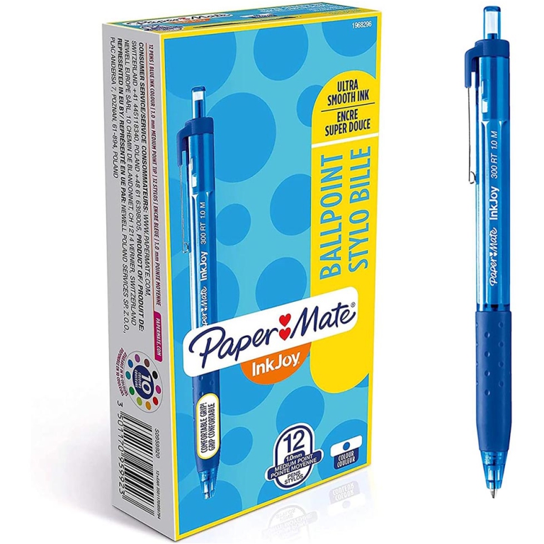 SFERA INKJOY 300 12PZ BLU SCATTO PAPERMATE 2