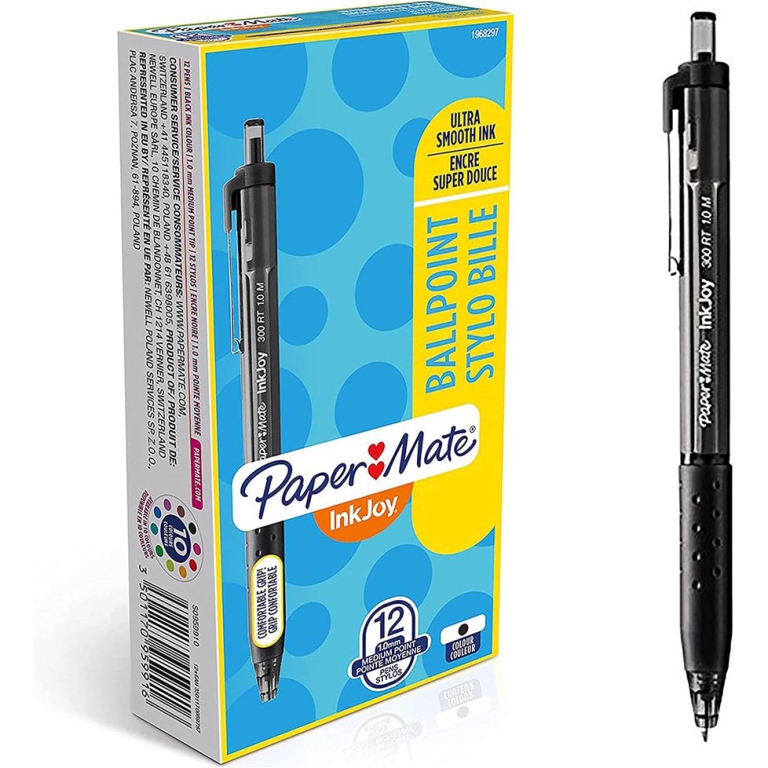 SFERA INKJOY 300 12PZ NERE SCATTO PAPERMATE 2