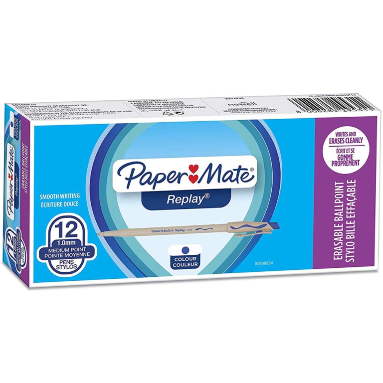 SFERA REPLAY BLU 12PZ PAPERMATE 2