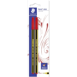 SFERA NORIS 20CF ROSSO BLISTERATE A 2PZ STAEDTLER