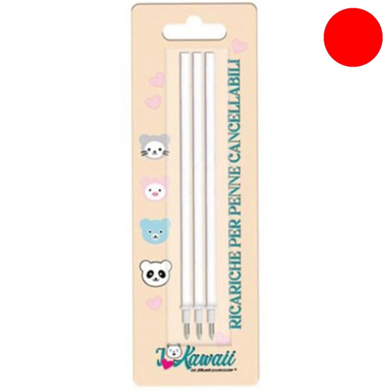 REFILL 24 BLISTER 3PZ ROSSO CANCELLABILE UNIVERSAL