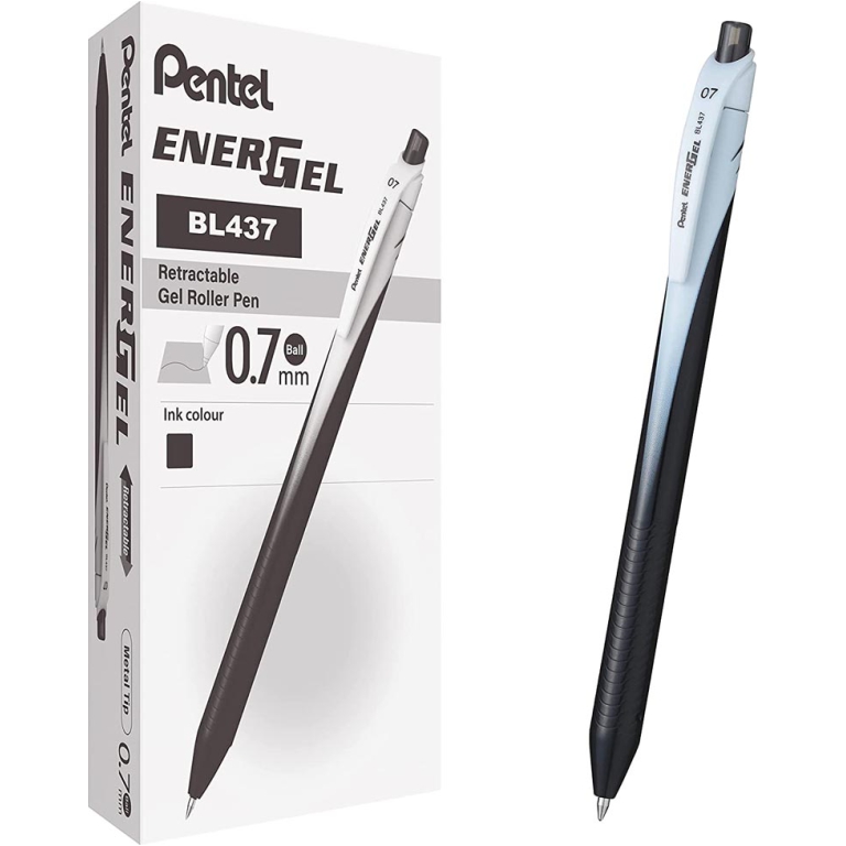 ROLLER ENERGEL 12PZ 0,7  NERO PENTEL BL437 3