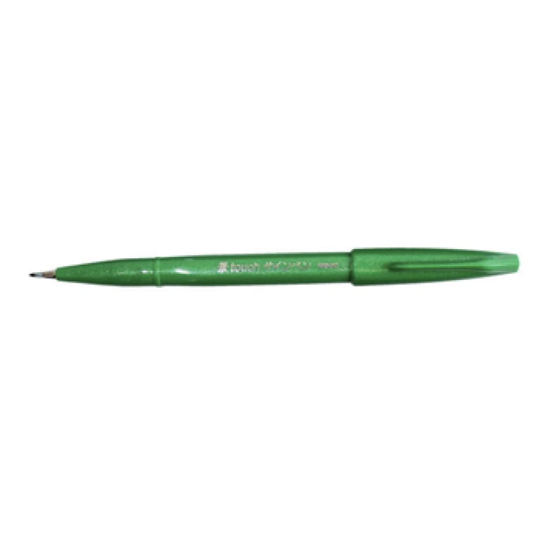 PENTEL BRUSH SIGN PEN 10PZ VERDE