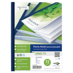 PORTALISTINO 72 FOGLI 22X30 UNO TI BLU