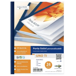 PORTALISTINO 24 FOGLI 22X30 UNO TI BLU