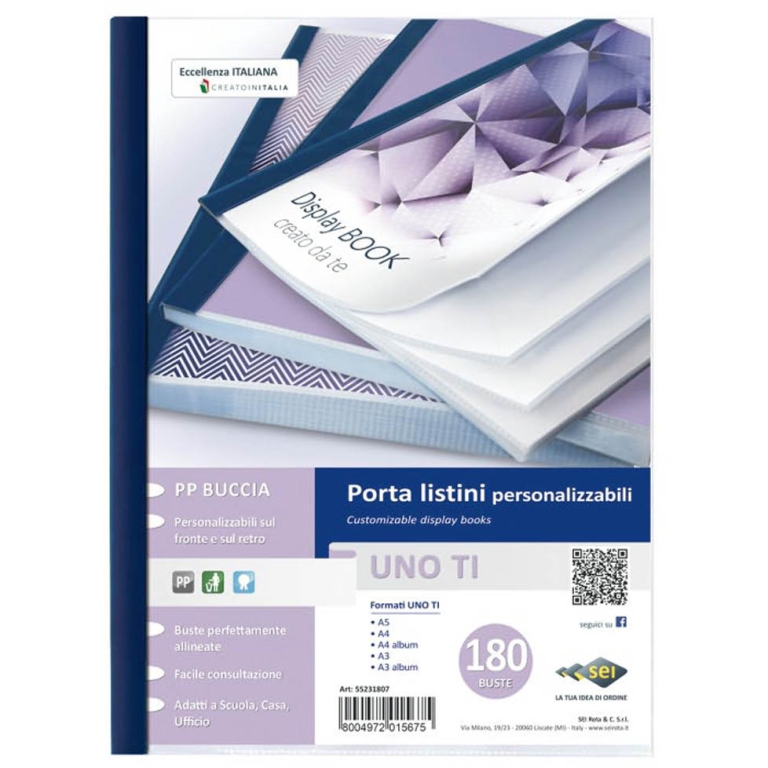PORTALISTINO PERSONALIZZABILE 22X30CM 180 FOGLI UNO TI