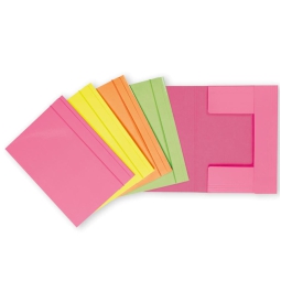 CARTELLE 3LEMBI 24X33 0-3CM CARTONCINO NEON C/EL.