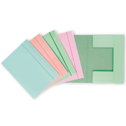 CARTELLE 3LEMBI 24X33 0-3CM CARTONCINO PASTEL C/EL