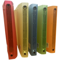 RACCOGLITORE AD ANELLI TRASPARENTE A5 15X21 016 4A PPL